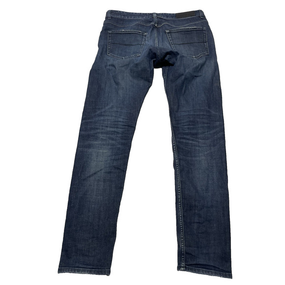Boggi Milano Jeans Men's 32 Blue Slim Fit Distressed Denim - Picture 2 of 8